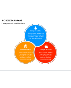 3 Circle Diagram Slide 1
