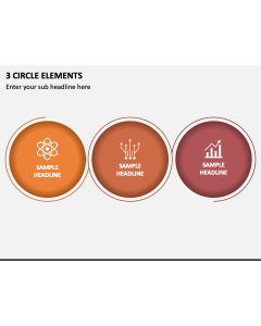 3 Circle Elements PPT Slide 1