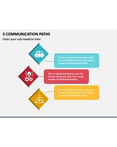 3 Communication Paths PPT Slide 1