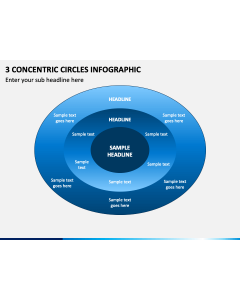 3 Concentric Circles Infographic PPT Slide 1