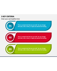 3 Key Criteria PPT Slide 1