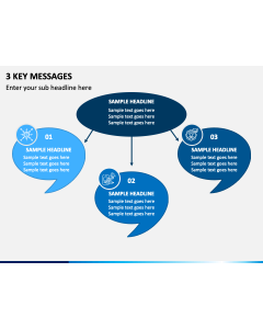 3 Key Messages PPT Slide 1
