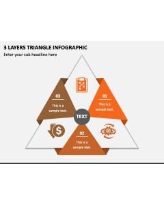 3 Layers Triangle Infographic PPT Slide 1