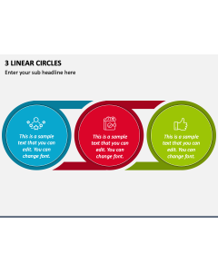 3 Linear Circles PPT Slide 1
