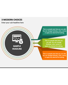 3 Modern Choices PPT Slide 1