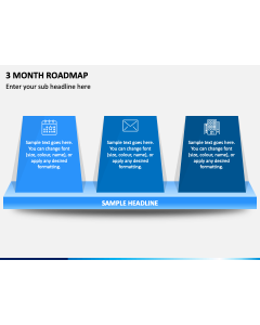 3 Month Roadmap PPT Slide 1