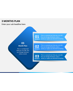 3 Months Plan Free PPT Slide 1