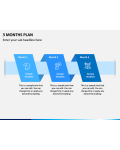 3 Months Plan PPT Slide 1