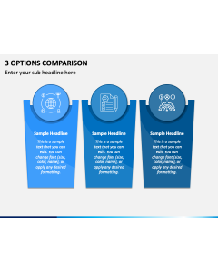 3 Options Comparison PPT Slide 1