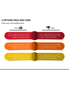 3 Options Pros and Cons Slide 1