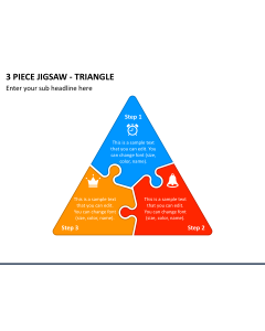 3 Piece Jigsaw - Triangle Slide 1