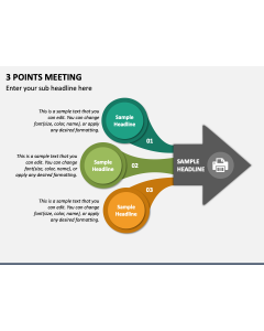 3 Points Meeting PPT Slide 1