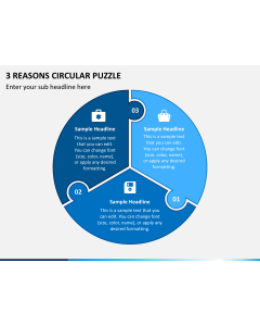 3 Reasons Circular Puzzle Slide 1