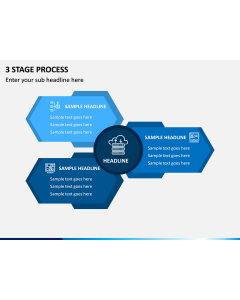 3 Stage Process PPT Slide 1