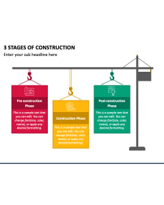 3 Stages of Construction PowerPoint Slide 1