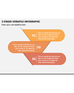 3 Stages Versatile Infographic PPT Slide 1