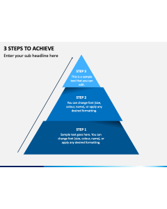 3 Steps To Achieve PPT Slide 1