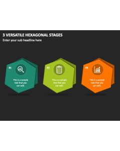 3 Versatile Hexagonal Stages PPT Thumbnail