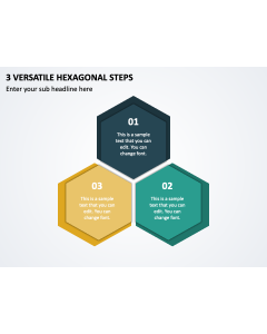 3 Versatile Hexagonal Steps PPT Thumbnail