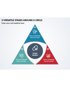 3 Versatile Stages Around a Circle PPT Thumbnail