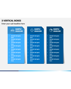 3 Vertical Boxes PPT Slide 1