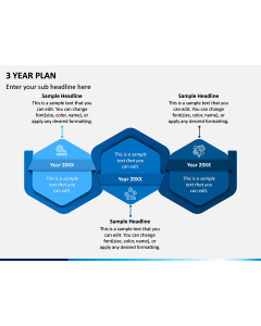 3 Year Plan PPT Slide 1