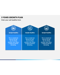 3 Years Growth Plan PPT Slide 1