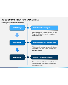 30 60 90 Day Plan For Executives PPT Slide 1