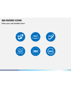 360 Degree Icons PPT Slide 1