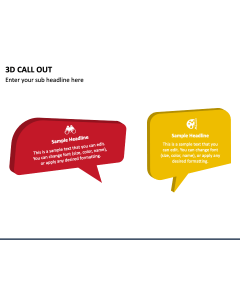 3D Call Out PPT Slide 1