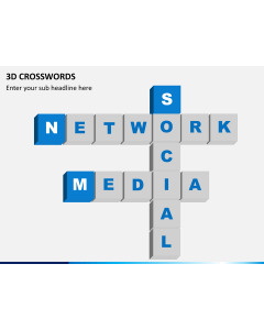 3D crosswords PPT slide 1