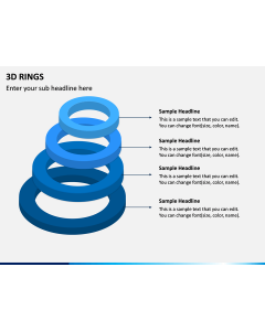 3D Rings Free PPT Slide 1