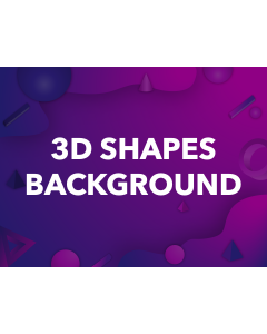 3D Shapes Background PPT Slide 1