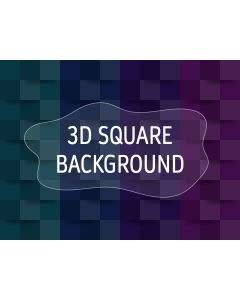 3D Square Background PPT Slide 1