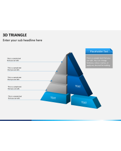3D triangle PPT slide 1