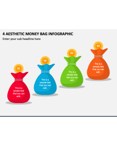 4 Aesthetic Money Bag Infographic PPT Slide 2