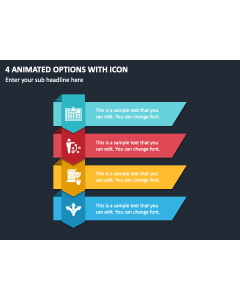 4 Animated Options with Icon PPT Thumbnail