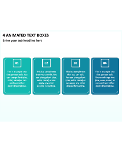 4 Animated Text Boxes PPT Thumbnail
