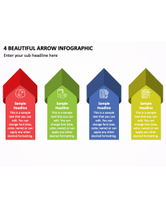 4 Beautiful Arrow Infographic PPT Thumbnail