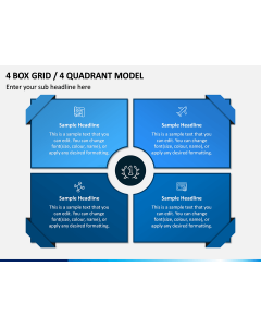 4 Box Grid PPT Slide 1