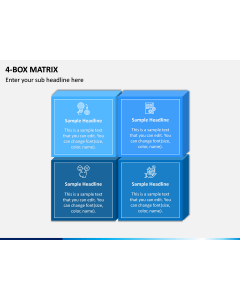 4 Box Matrix PPT Slide 1