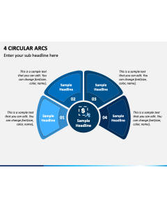 4 Circular Arcs PPT Slide 1