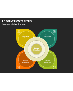 4 Elegant Flower Petals PPT Thumbnail