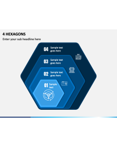 4 Hexagons Slide 1