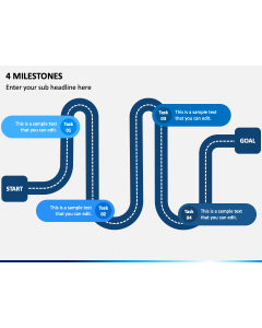 4 Milestones PPT Slide 1