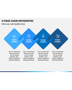4 Stage Chain Infographic PPT Slide 1