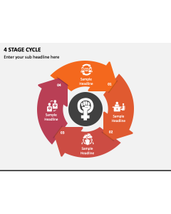 4 Stage Cycle PPT Slide 1