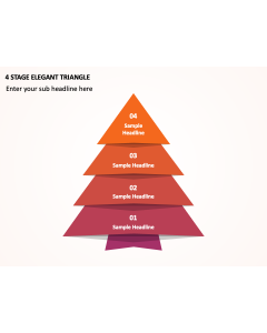 4 Stage Elegant Triangle PPT Thumbnail