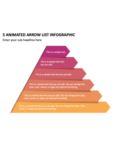 5 Animated Arrow List Infographic PPT Thumbnail