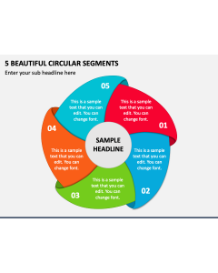5 Beautiful Circular Segments PPT Slide 1